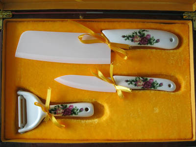 【6寸陶瓷刀3件套 陶瓷刀定做批發(fā) 陶瓷刀日用品 陶瓷刀套裝】價格,廠家,圖片,廚用菜刀,博山大觀園利晨陶琉銷售部-